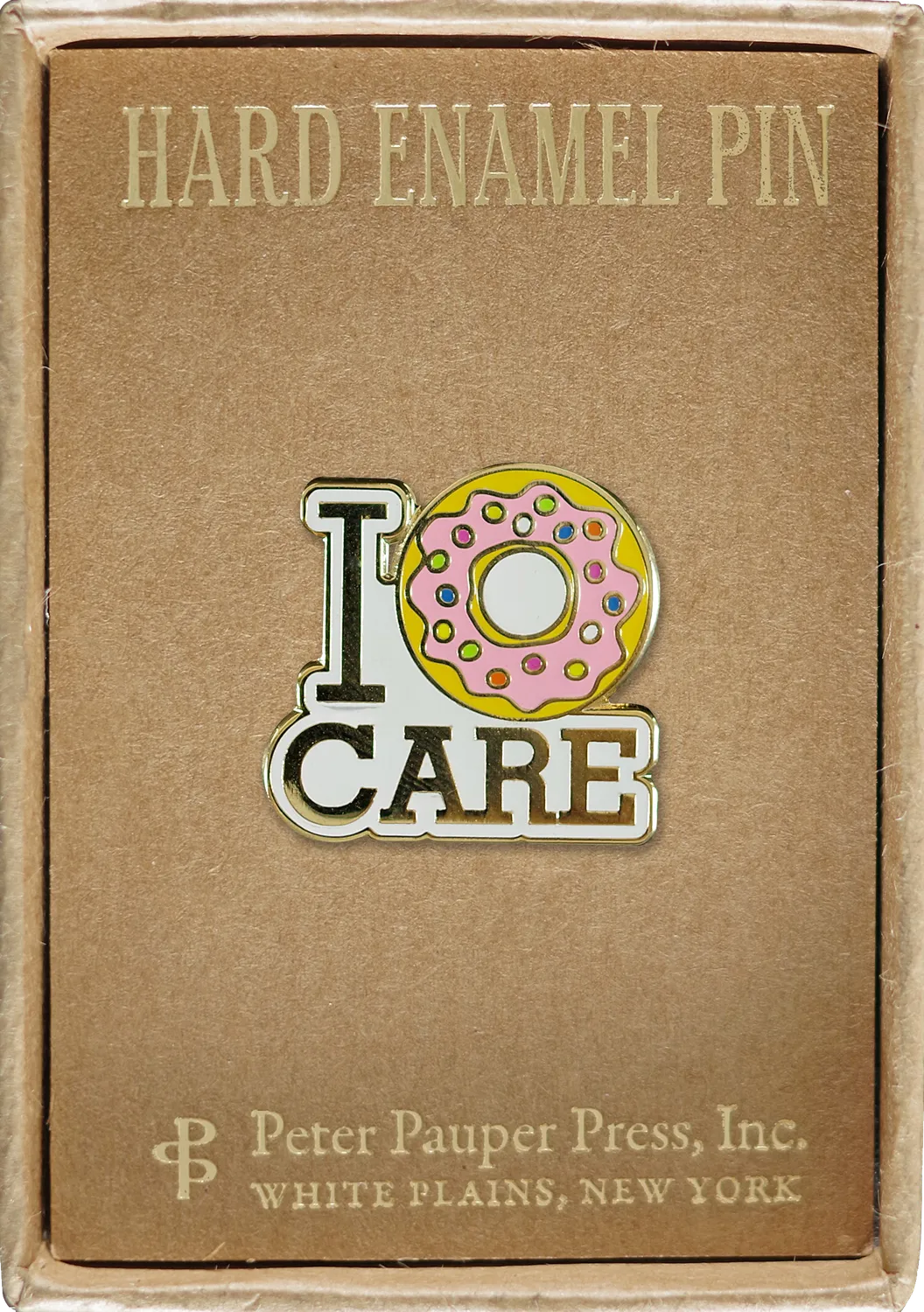 Peter Pauper Press I Donut Care emaljepin donut