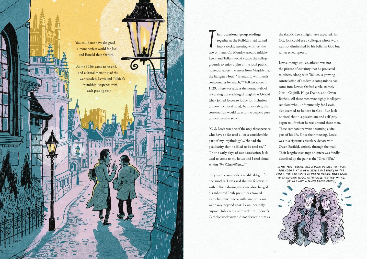 Mythmakers Lewis Tolkien grafisk roman innbundet