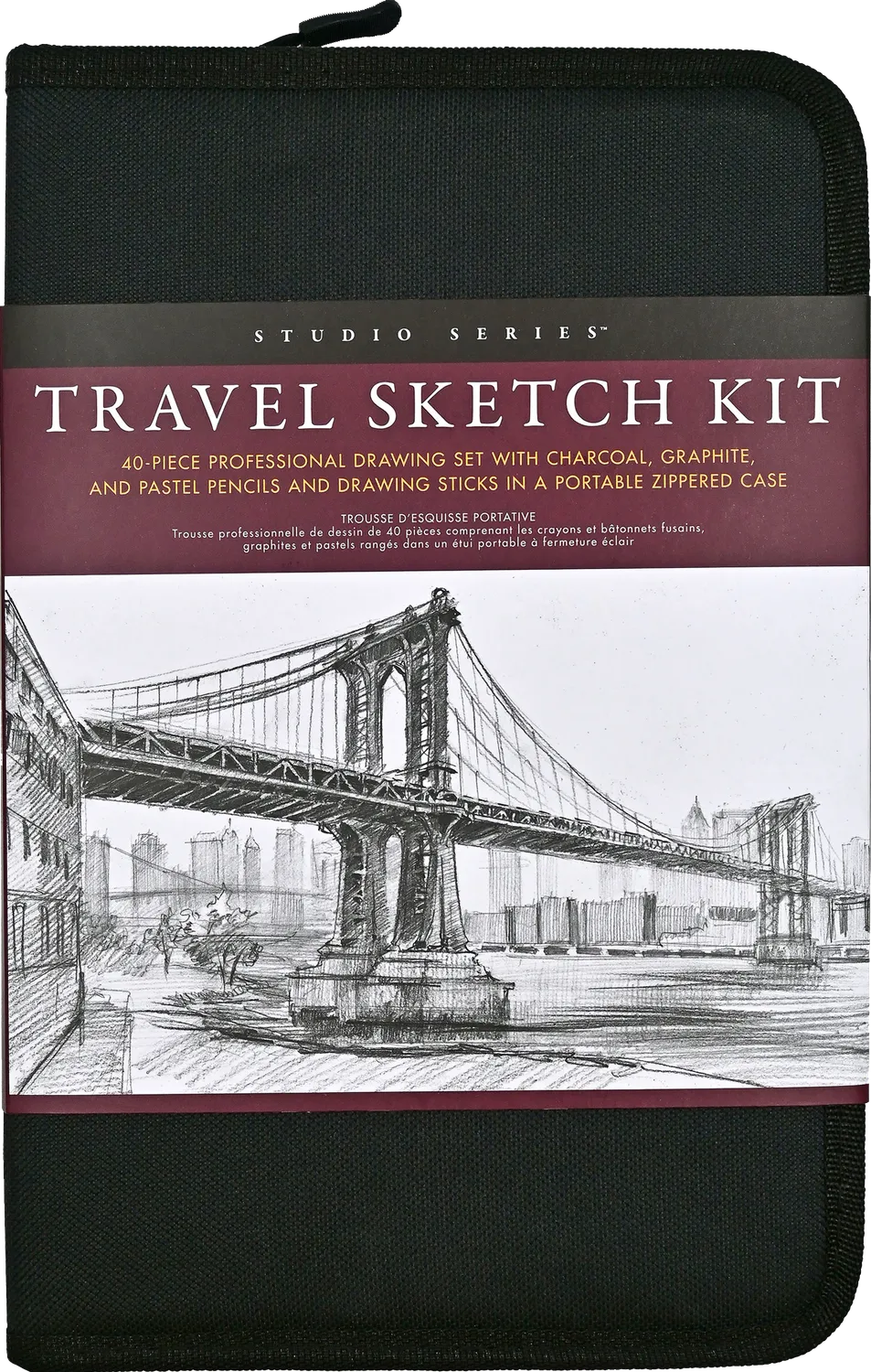 Peter Pauper Press Studio Series Travel Sketch Kit 40 deler