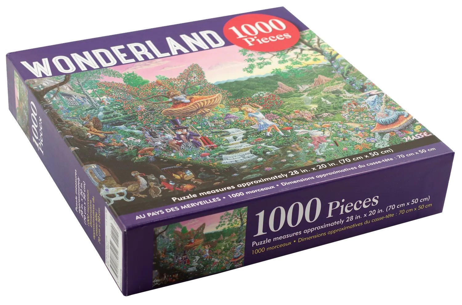 Peter Pauper Press Wonderland puslespill 1000 brikker Alice
