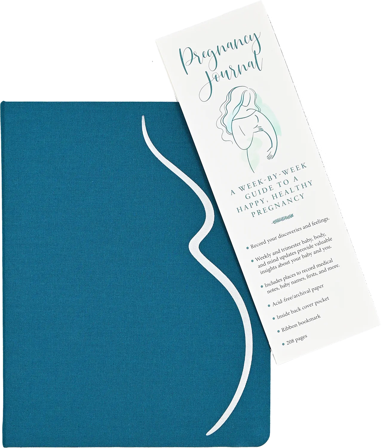 Peter Pauper Press Pregnancy Journal gravidbok uke for uke