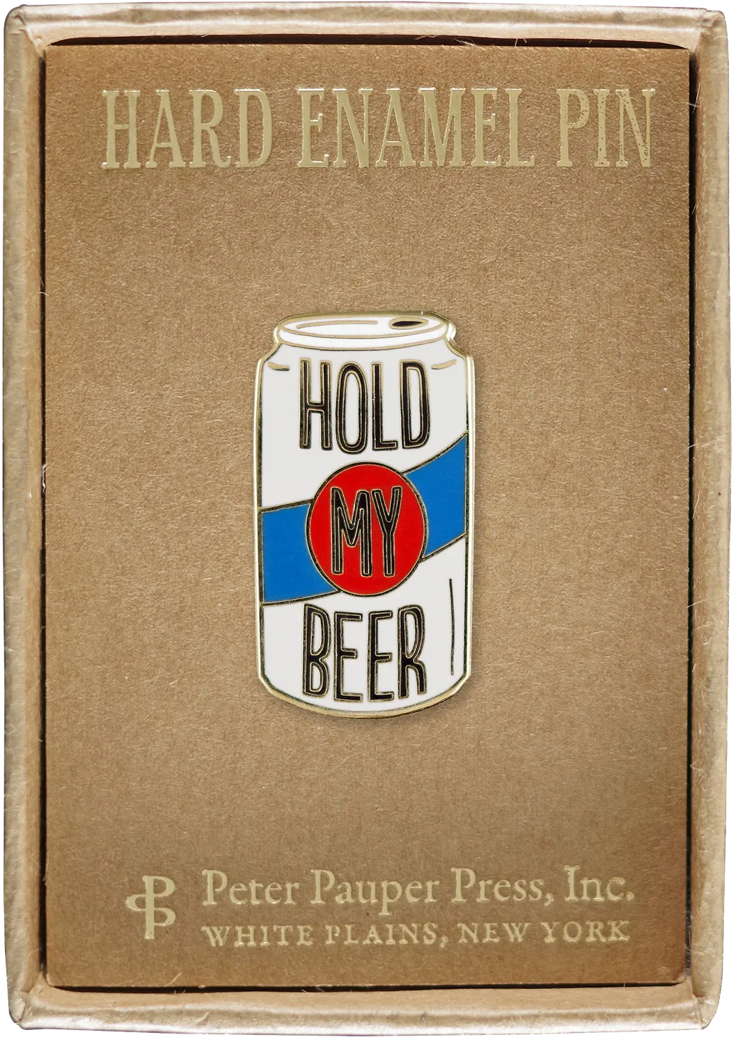 Peter Pauper Press Hold My Beer emaljepin gaveeske