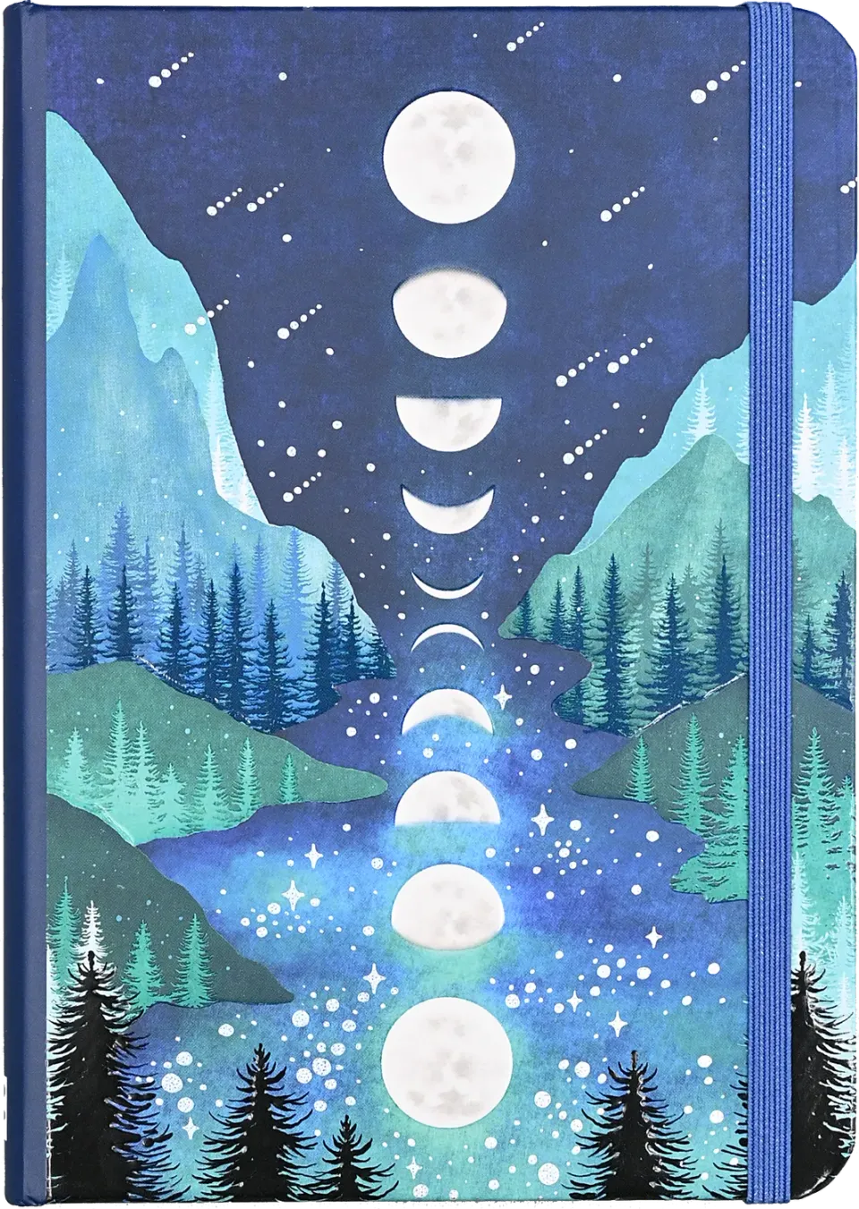 Peter Pauper Press Lunar Wilderness notatbok linjert liten