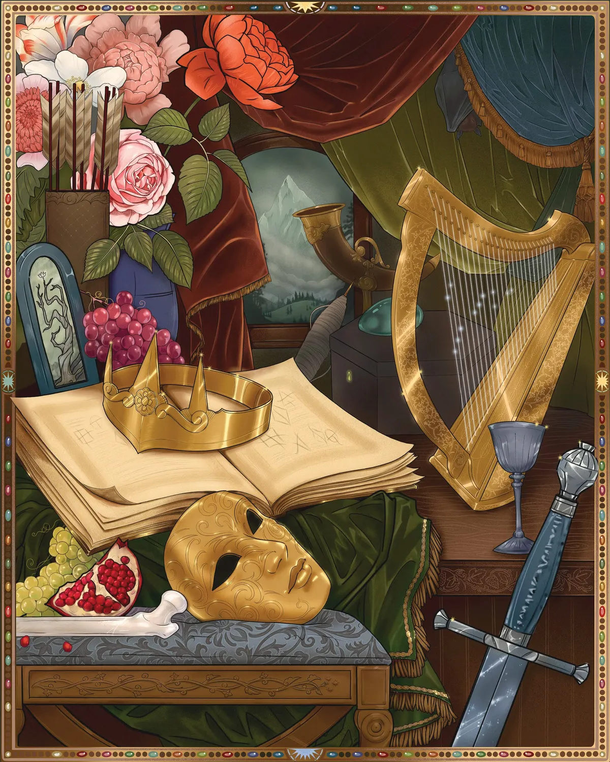 Abrams & Chronicle Books ACOTAR Dread Trove puslespill 1000 brikker