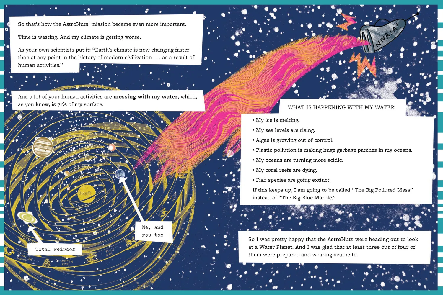 Chronicle Books AstroNuts Mission Two Water Planet pocket 8–12 år