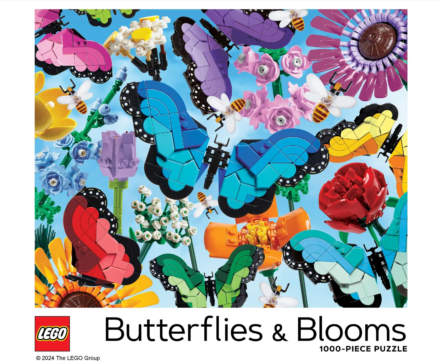 LEGO Butterflies & Blooms puslespill 1000 brikker blomster