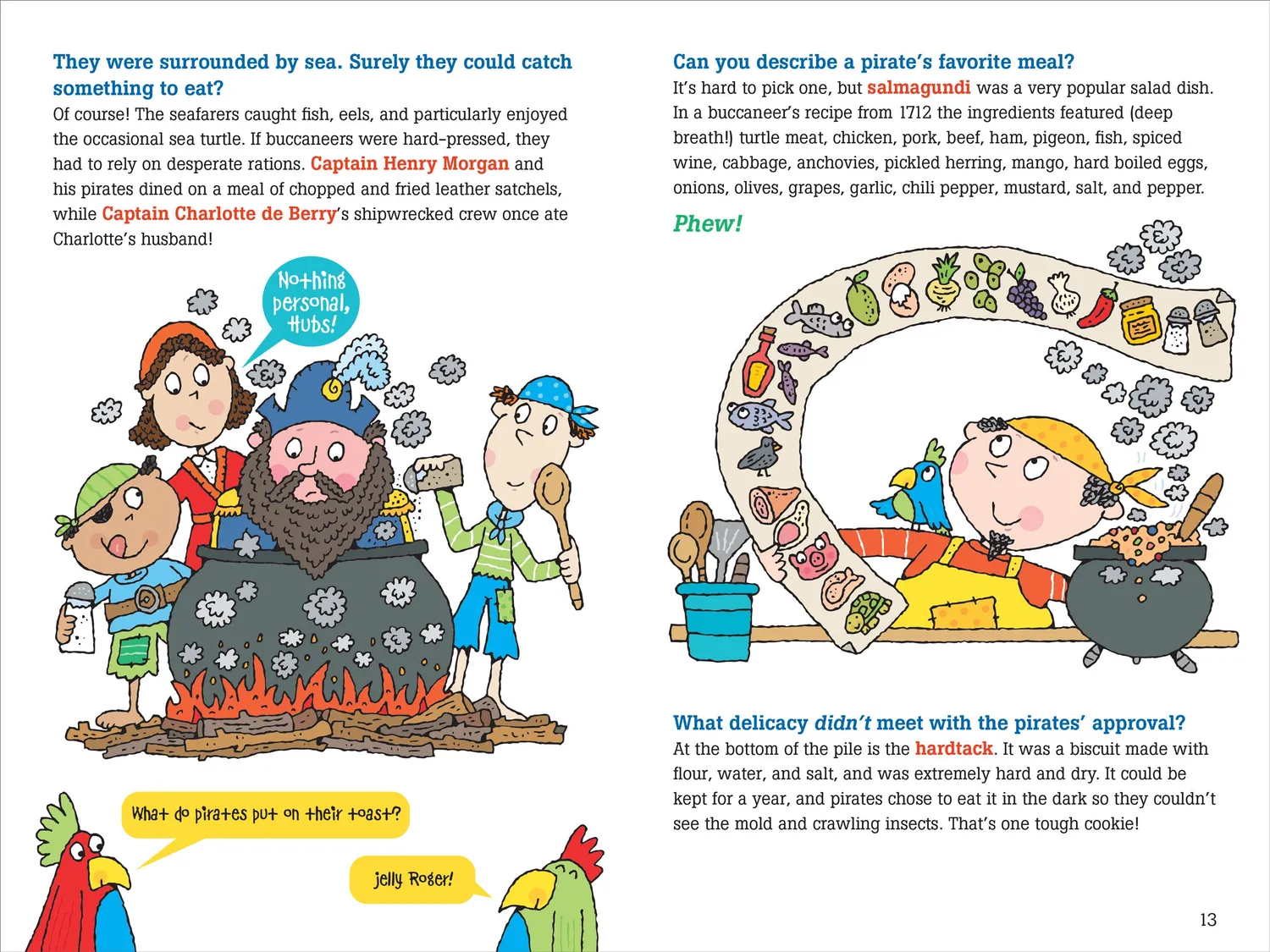 Peter Pauper Press 100 Questions about Pirates barnebok innbundet 7 år