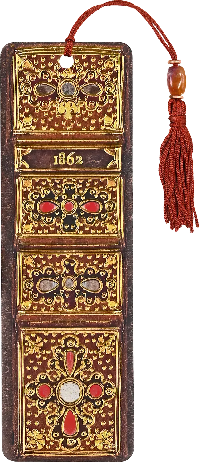 Peter Pauper Press Antique Book Spine bokmerke med perler