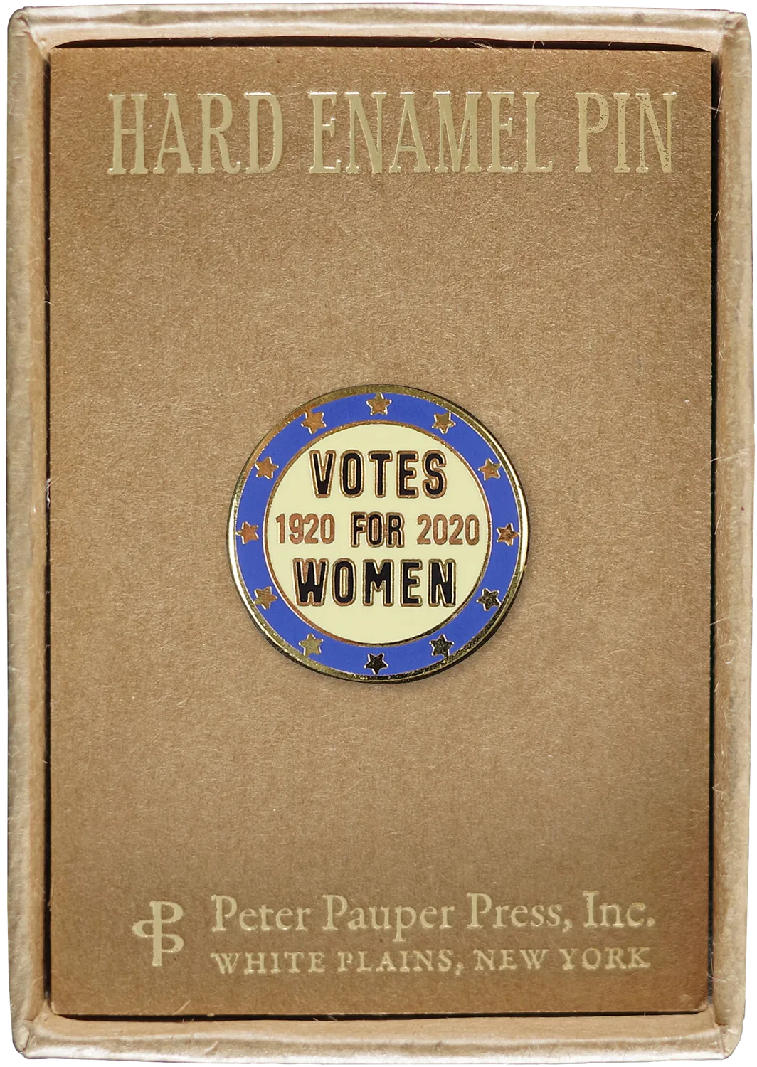 Peter Pauper Press Votes for Women emaljepin i gaveeske