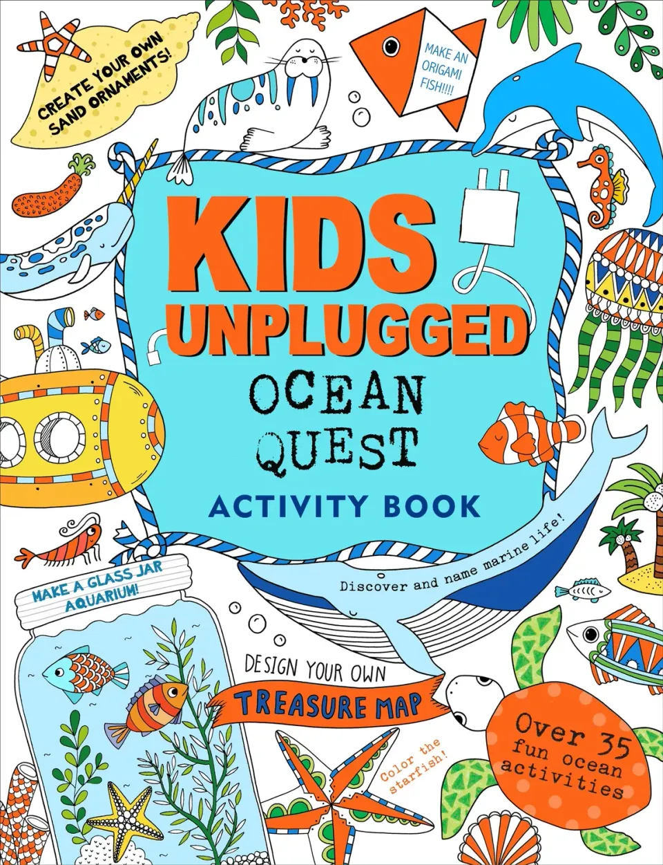 Peter Pauper Press Ocean Quest aktivitetsbok 64 sider
