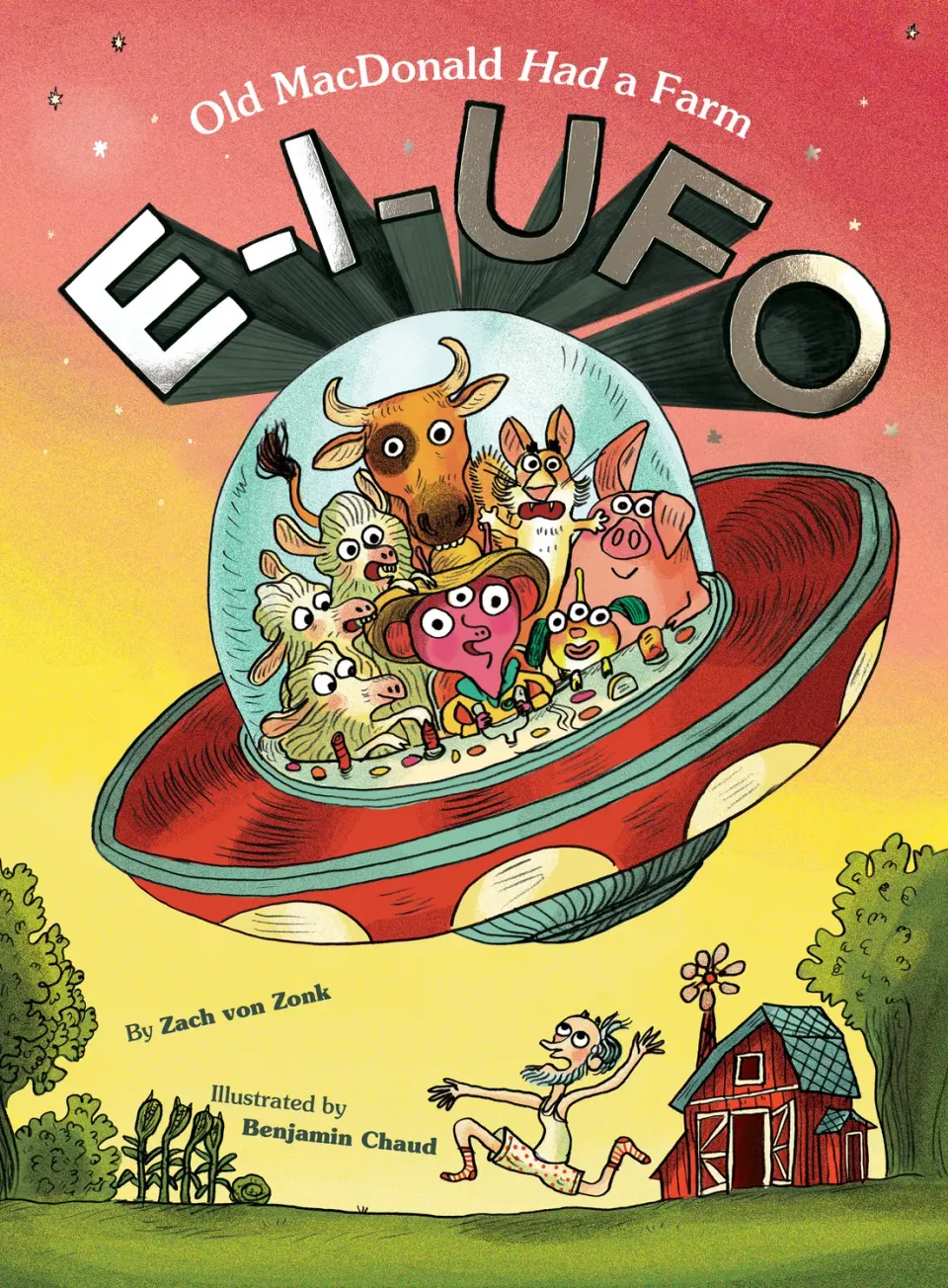 Chronicle Books E-I-UFO Old MacDonald barnebok innbundet