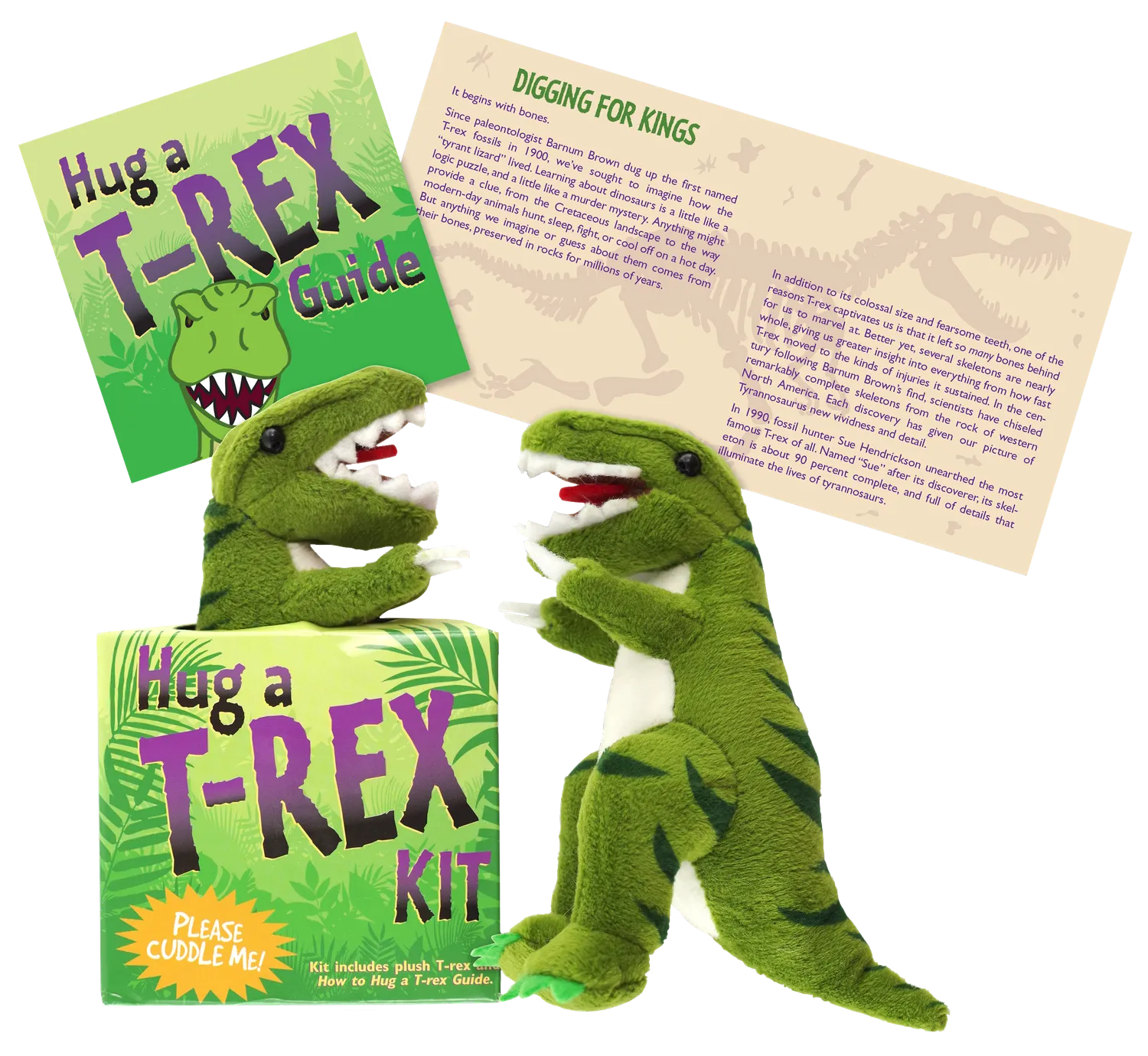 Peter Pauper Press Hug a T-Rex kosedyrsett med bok