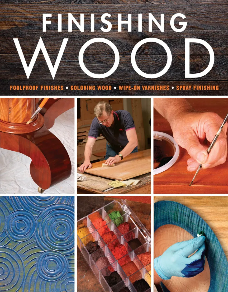 Taunton Press Finishing Wood pocketbok trearbeid