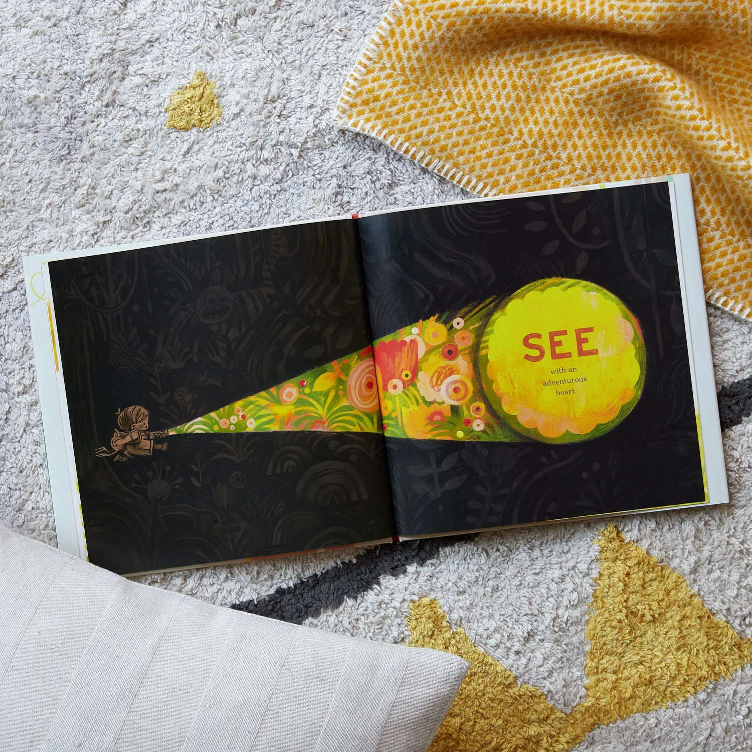 Abrams and Chronicle You Are Here bildebok innbundet trøst