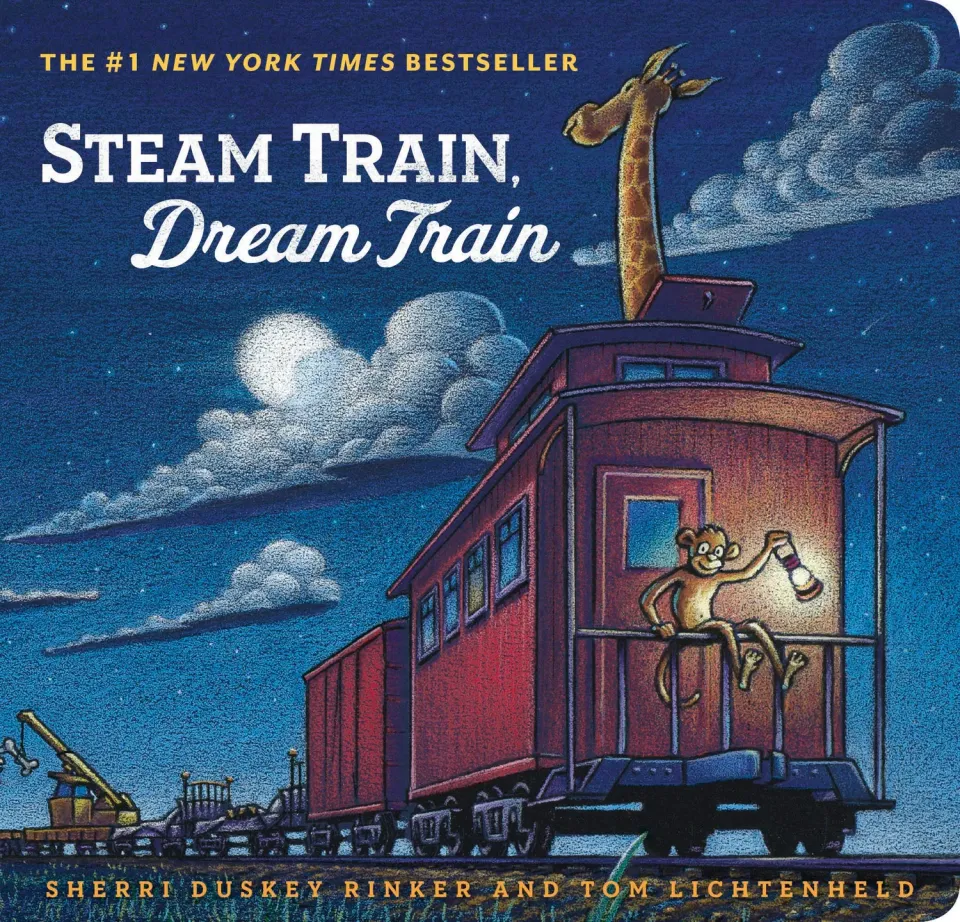 Abrams and Chronicle Steam Train Dream Train pappbok leggetid