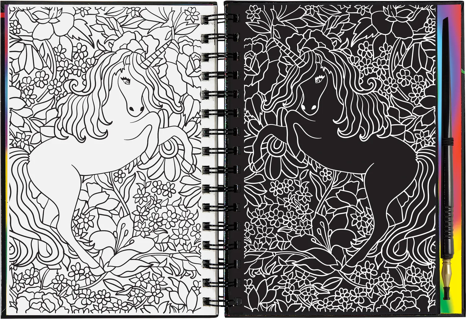Peter Pauper Press Extreme Unicorns skrapebok glitter