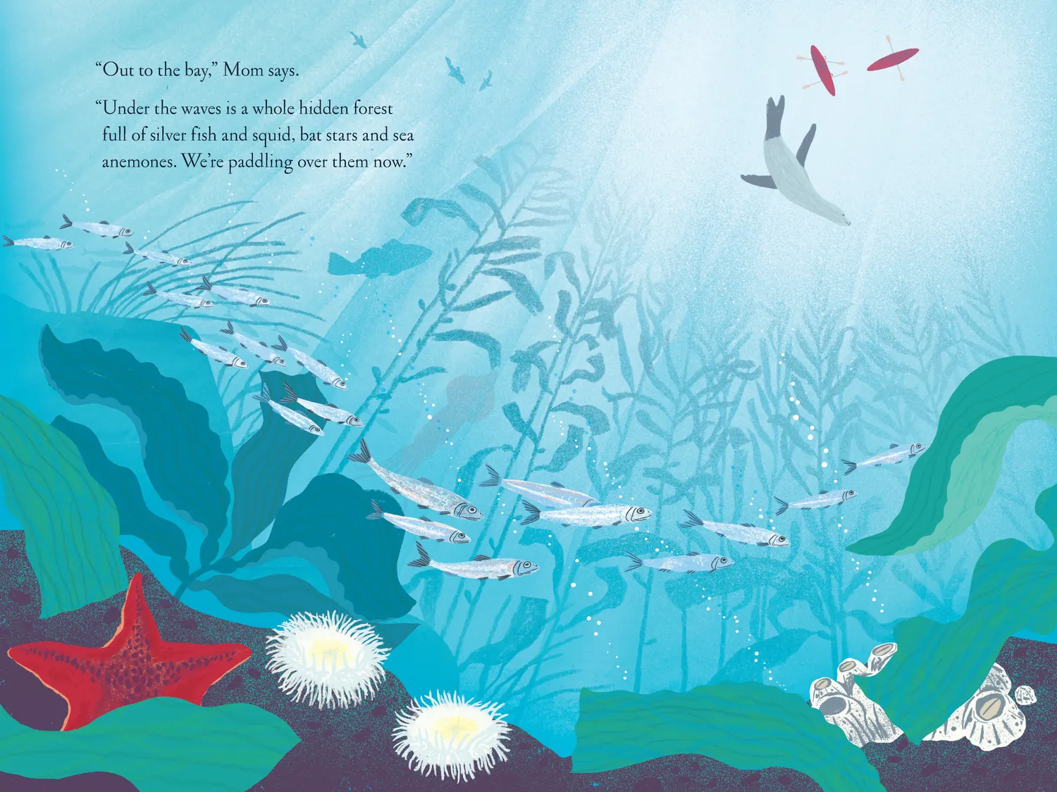 Over and Under the Waves barnebok paperback