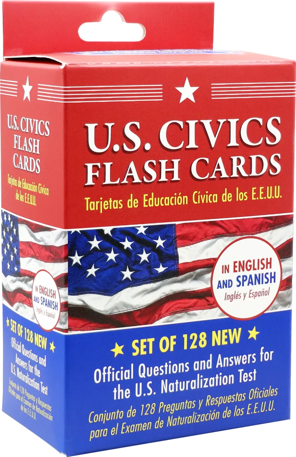Peter Pauper Press Bilingual US Citizenship puggkort 128 stk