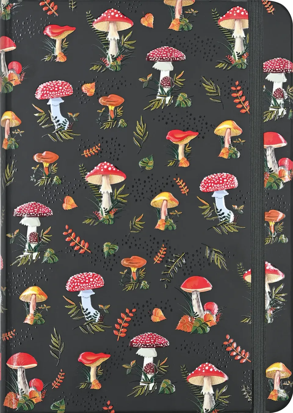 Peter Pauper Press Mushrooms notatbok linjert sopp