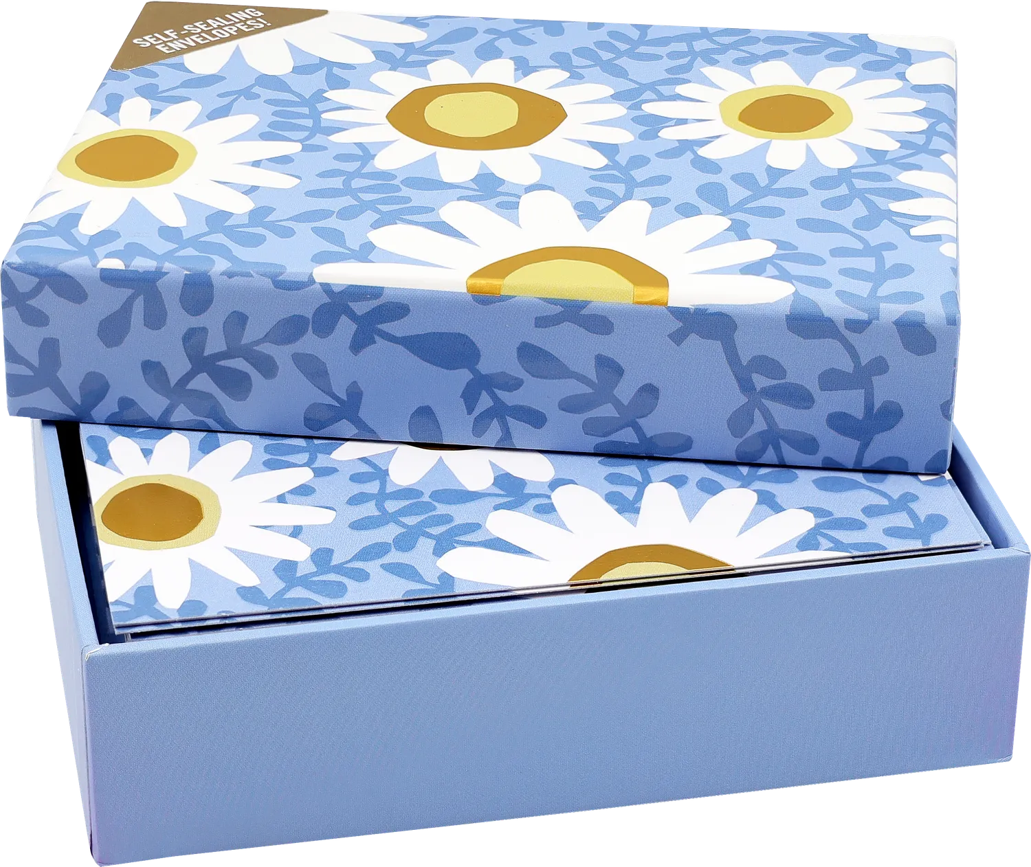 Peter Pauper Press Daisies notatkort 14 stk prestekrage