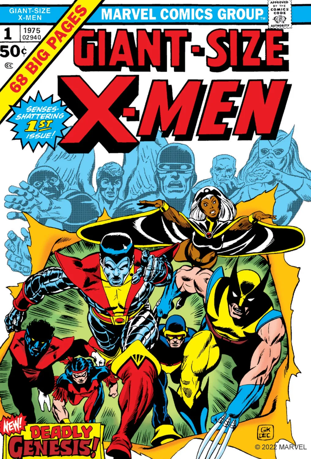 Marvel The X-Men 100 postkort samleboks