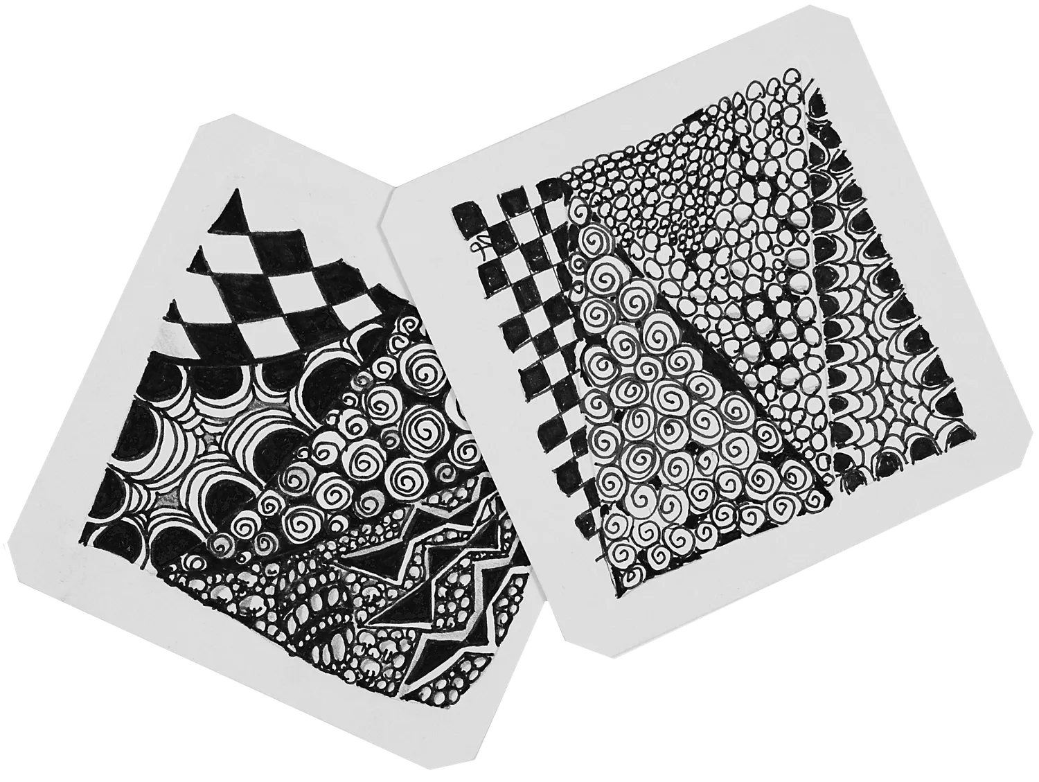 Peter Pauper Press Studio Series Artist's Tile Set tegnekort hvit 75-pk