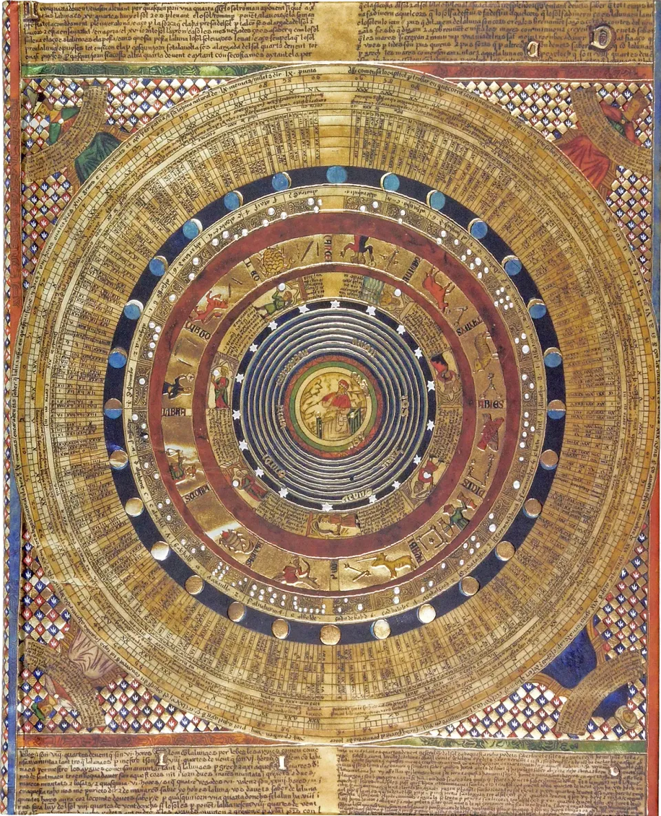 Peter Pauper Press Cosmology Journal notatbok linjert stor