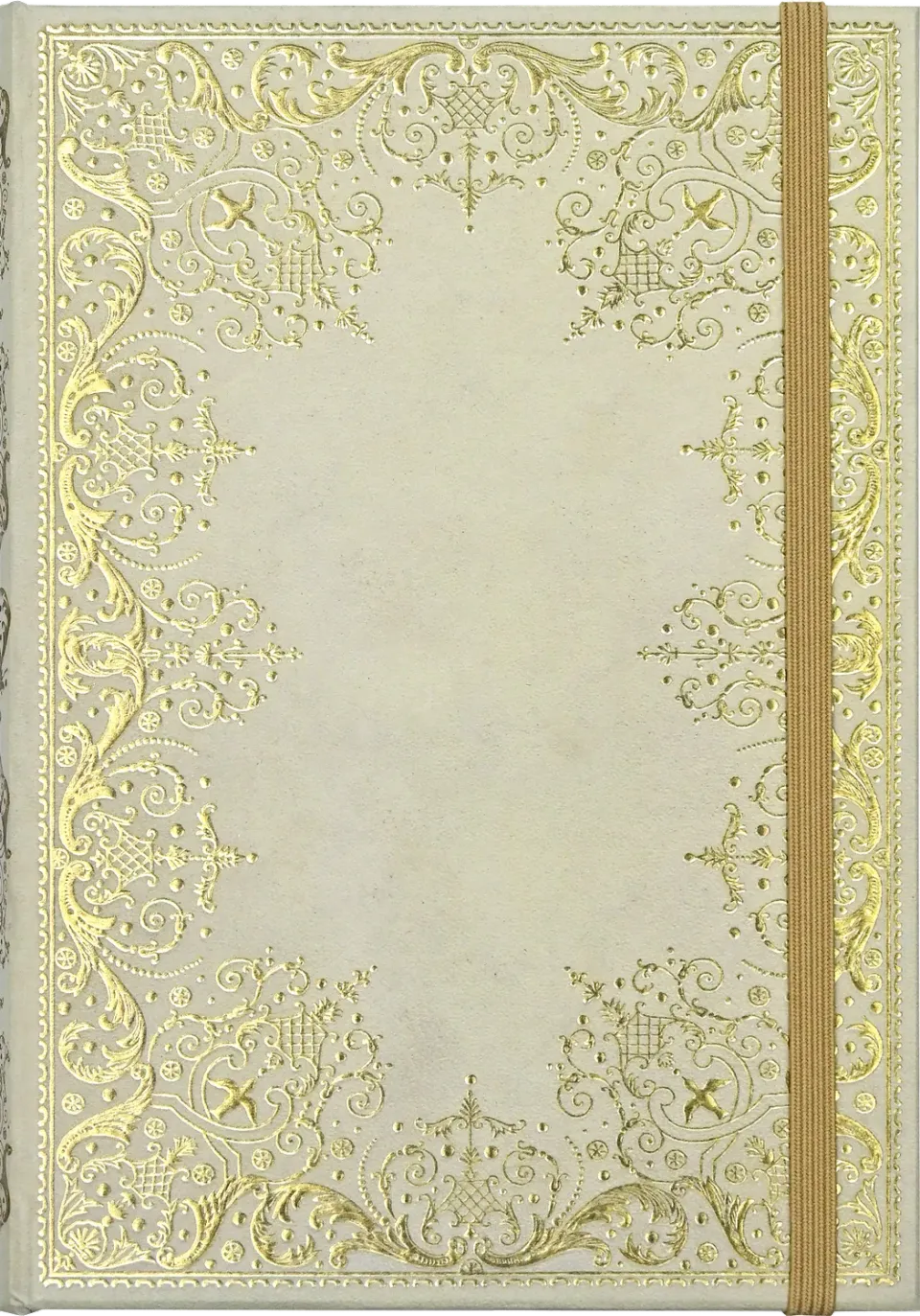 Peter Pauper Press Gilded Ivory notatbok linjert gullsnitt