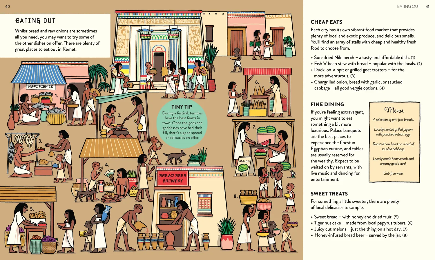 Abrams and Chronicle Tiny Tours Ancient Egypt reisebok pocket oldtid