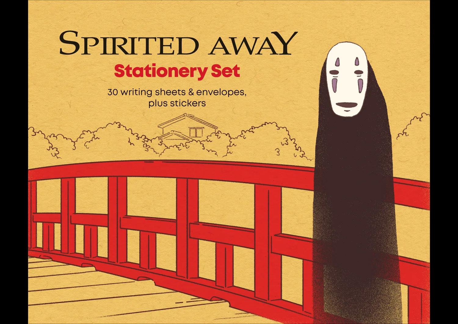 Studio Ghibli Spirited Away skrivesett brev og klistremerker
