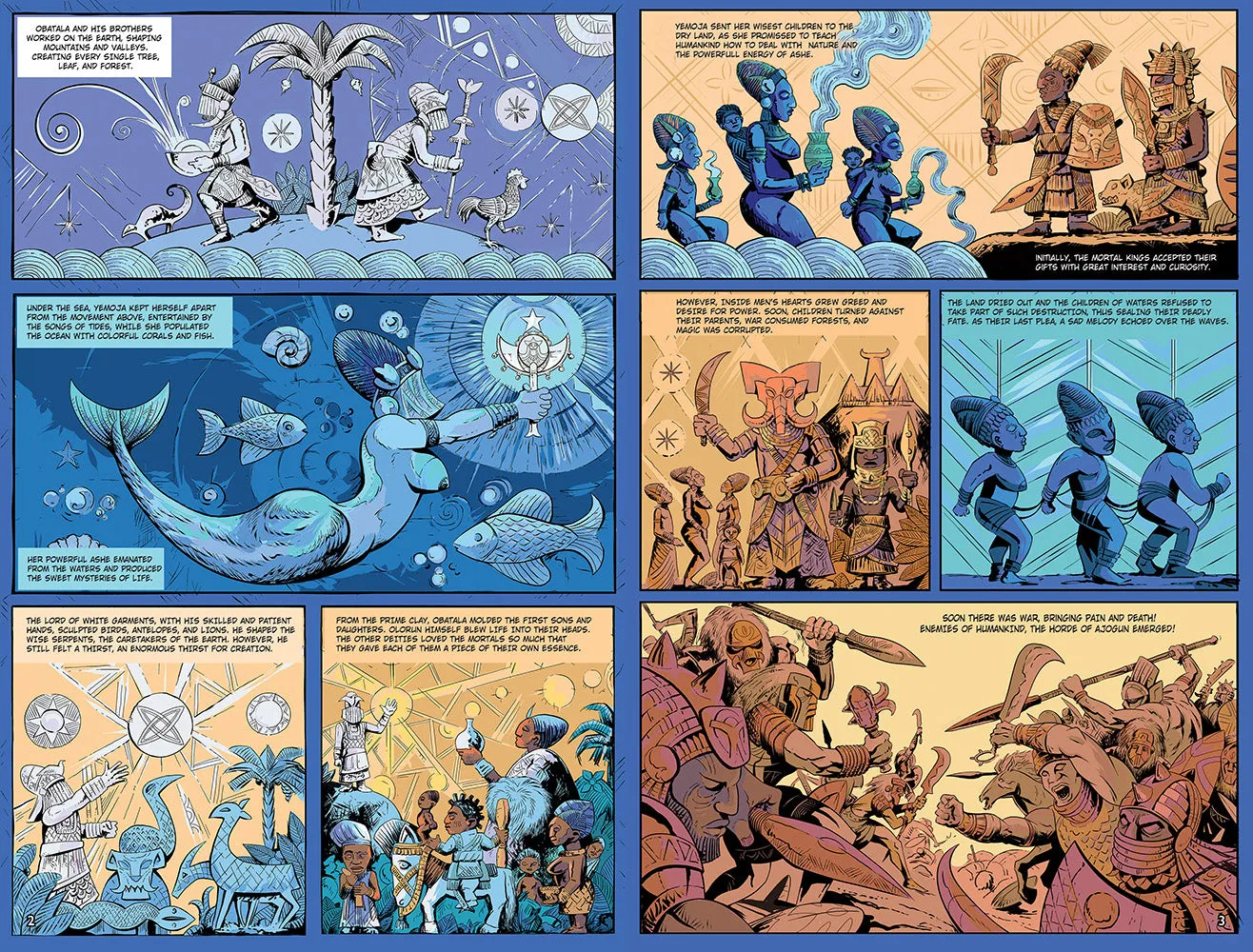 Abrams Tales of the Orishas tegneserie innbundet mytologi