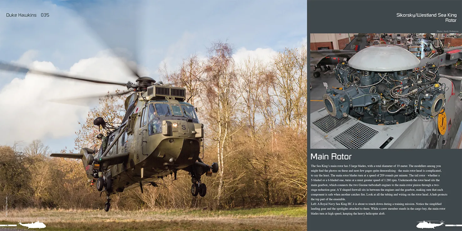 Duke Hawkins Sikorsky Westland Sea King bok 180 sider