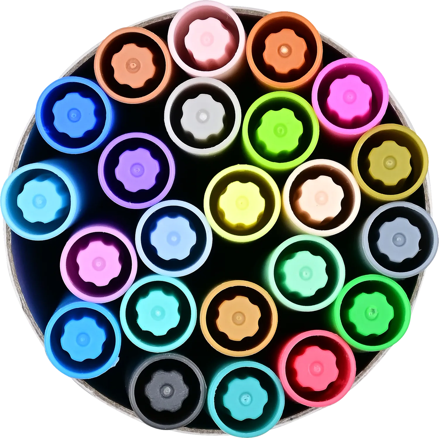 Peter Pauper Press Studio Series tusjer 24 pastell dual-tip