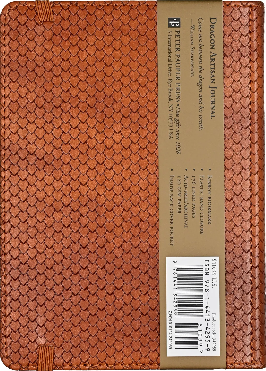 Peter Pauper Press Artisan Dragon journal linjert gave