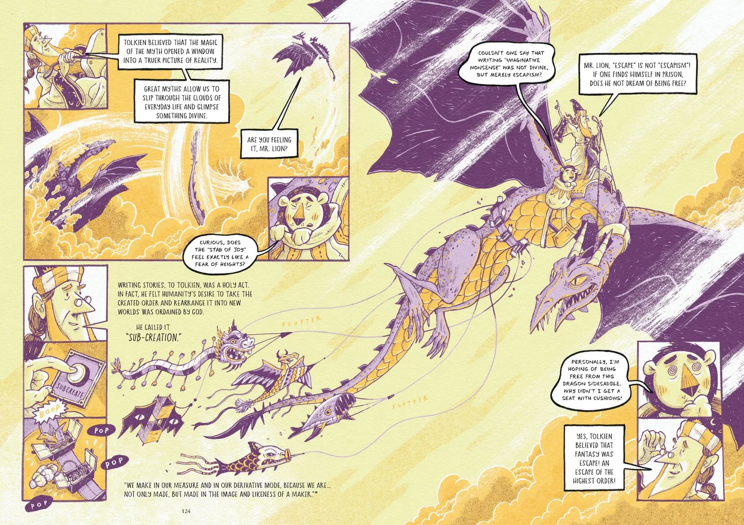 Mythmakers Lewis Tolkien grafisk roman innbundet