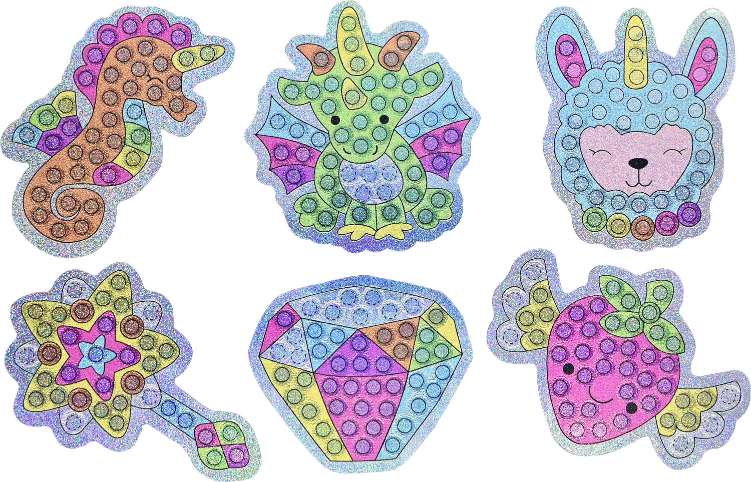 Peter Pauper Press Big Gem Painting Sticker Kit diamantmaling