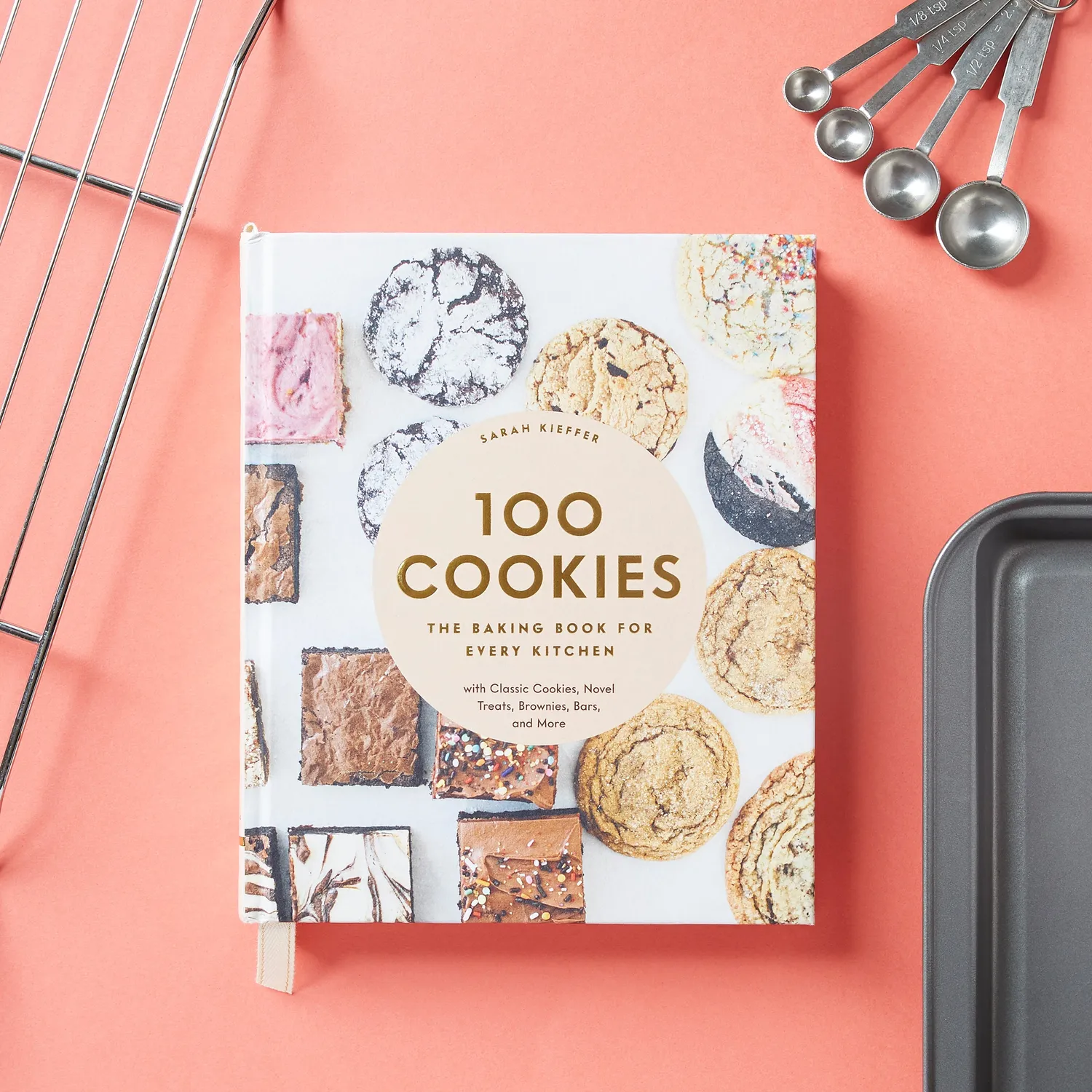 Chronicle Books 100 Cookies bakebok innbundet kjeks og brownies