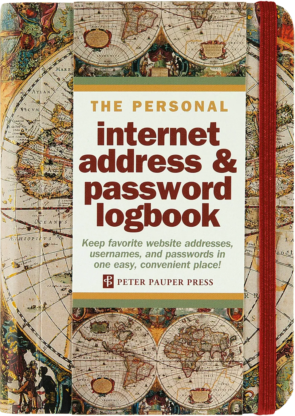 Peter Pauper Press Old World passordbok A-Å 144 sider