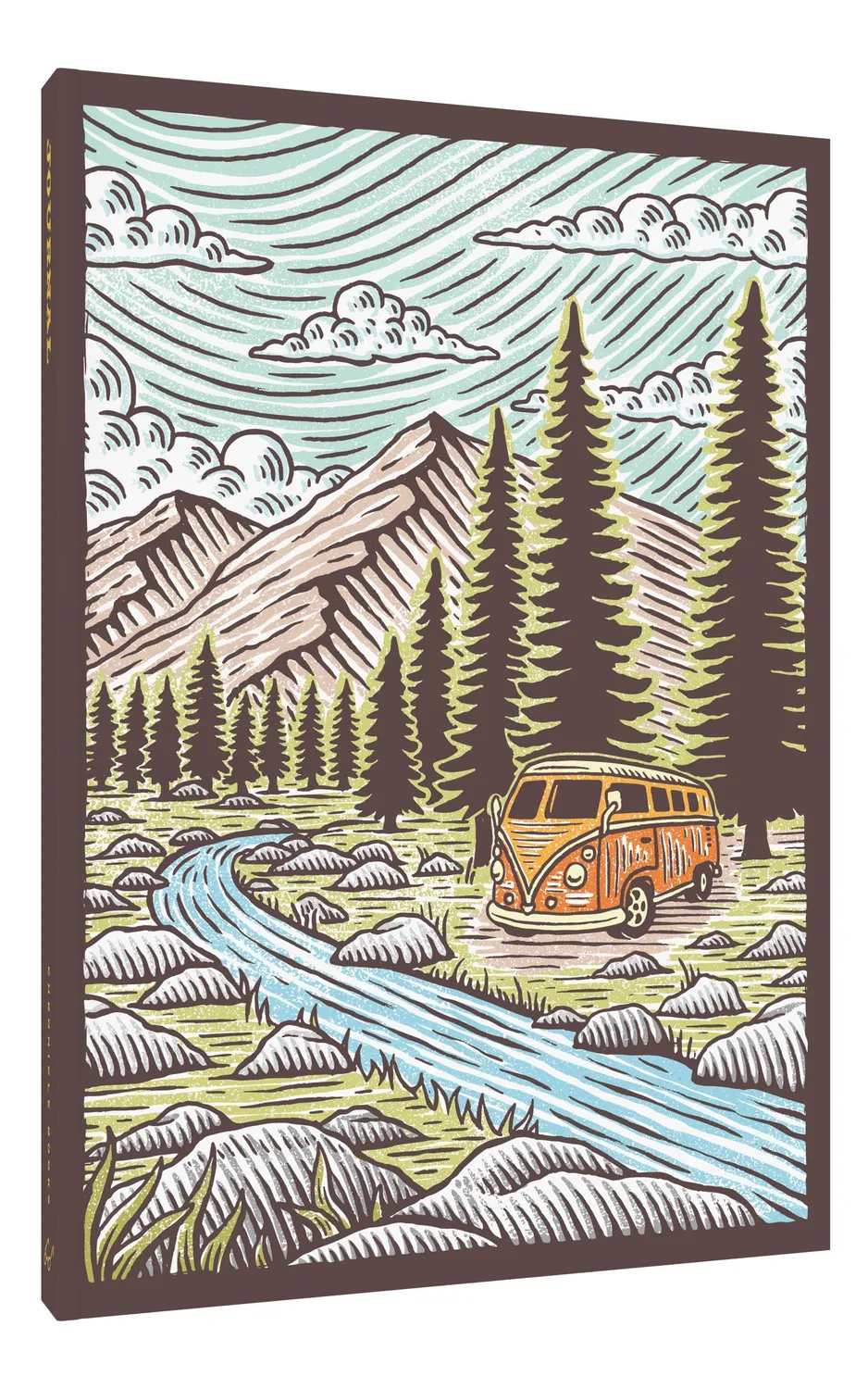 Chronicle Books Great Outdoors Flexi Journal linjert tur