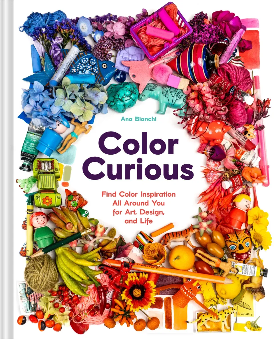 Abrams and Chronicle Color Curious innbundet fargebok design