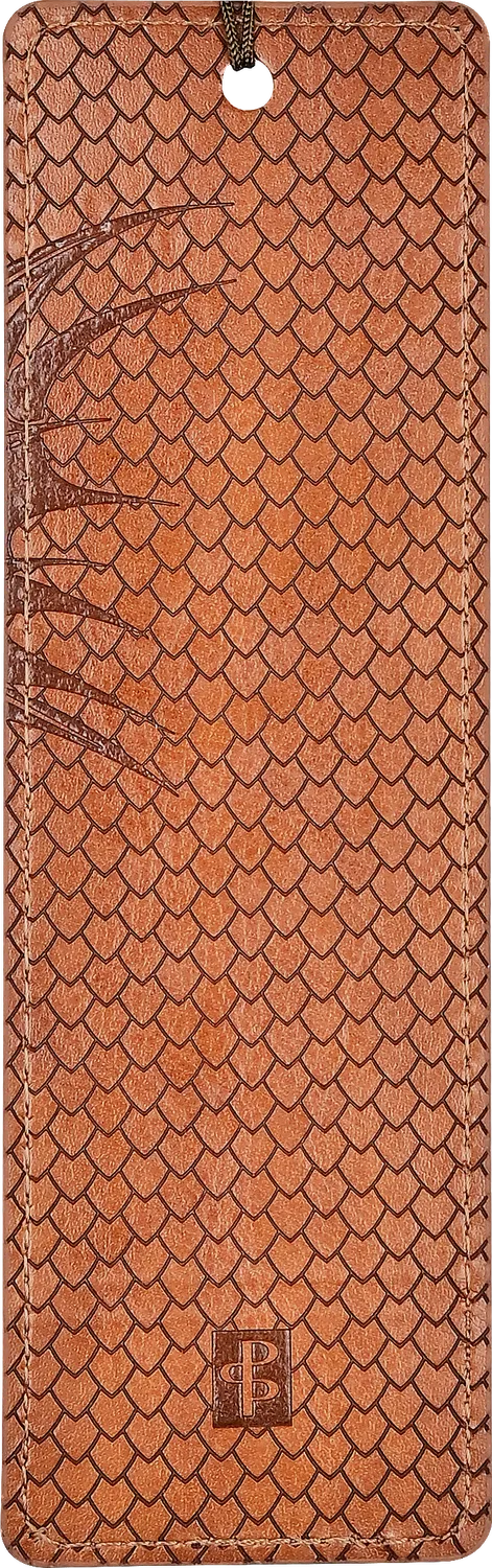 Peter Pauper Press Dragon bokmerke faux skinn drage