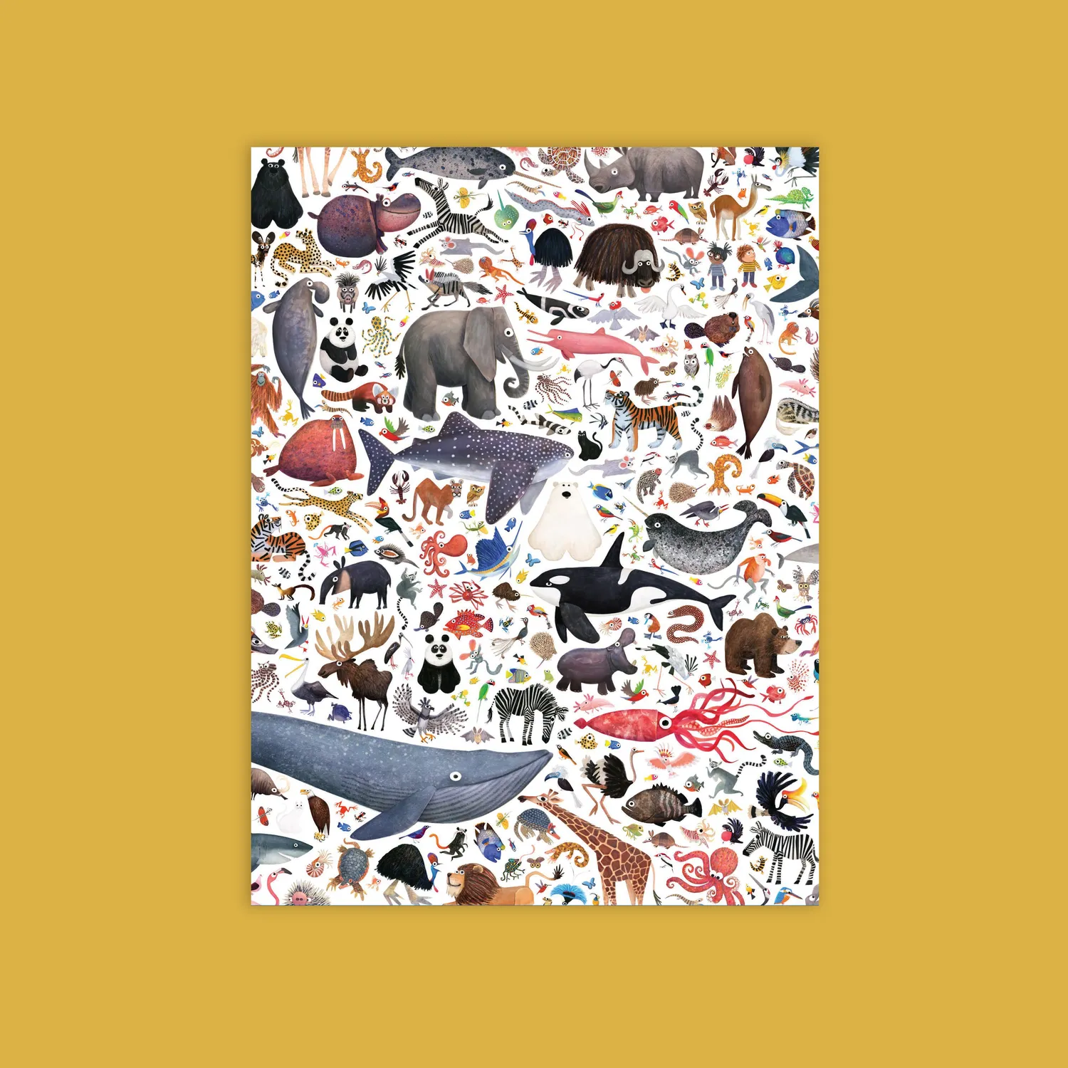 Chronicle Books Hello Animals of the World puslespill 500
