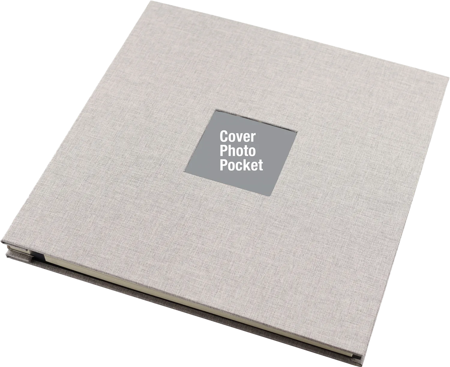 Peter Pauper Press Gray Linen fotoalbum grå 40 sider
