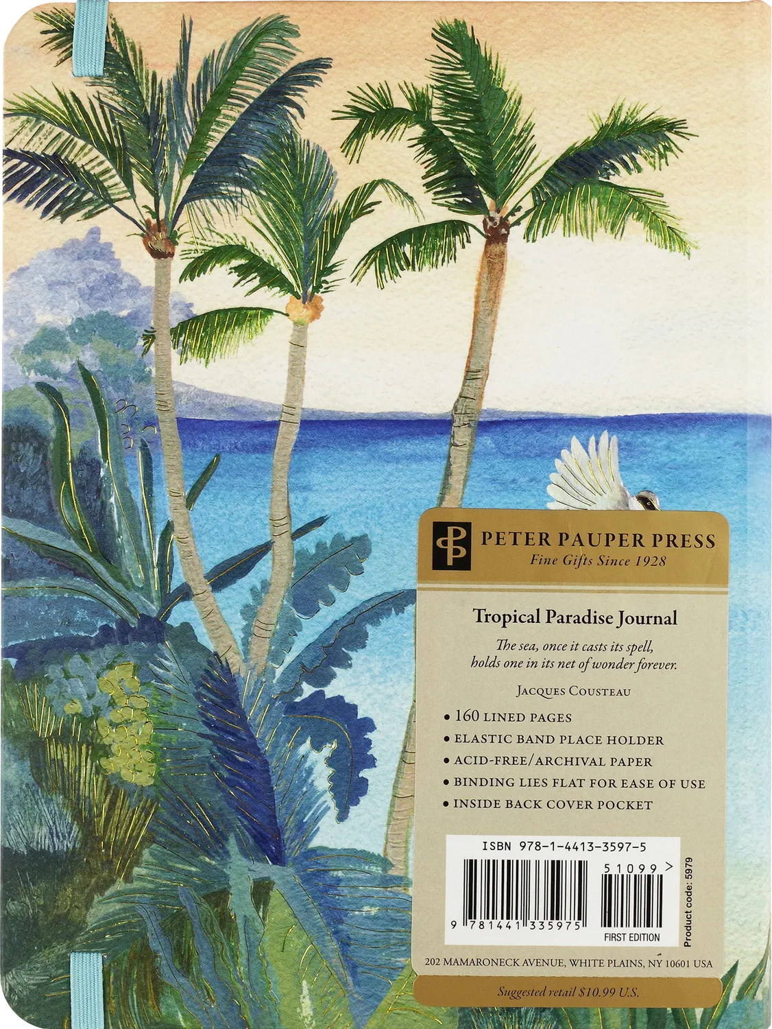 Peter Pauper Press Tropical Paradise journal innbundet 160s