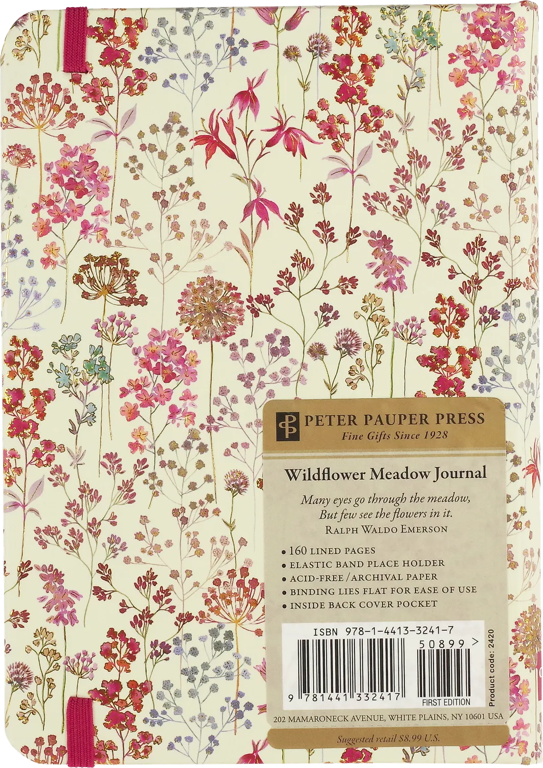 Peter Pauper Press Wildflower Meadow journal linjert 160 sider