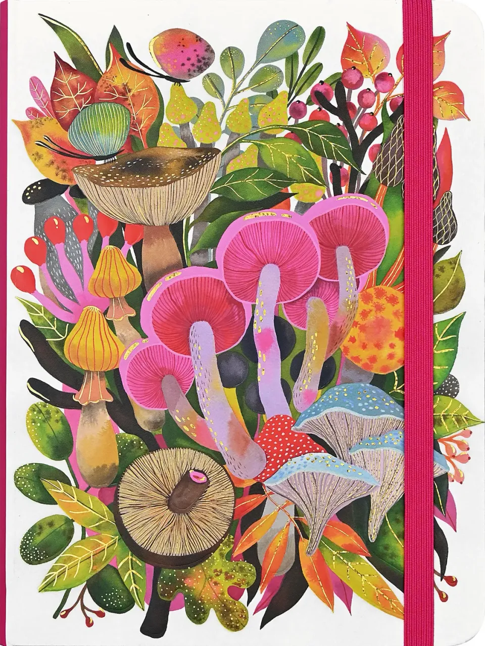 Peter Pauper Press Mushroom Medley Journal notatbok sopp