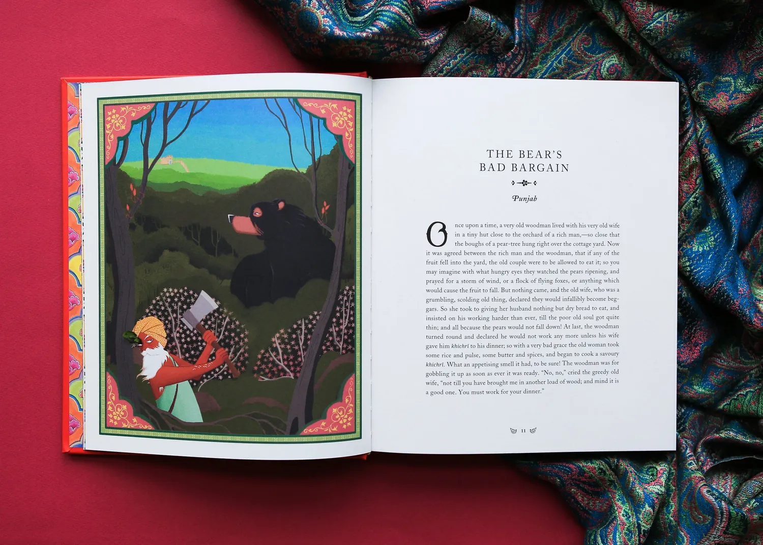 Chronicle Books Tales of India eventyrbok innbundet gaveutgave
