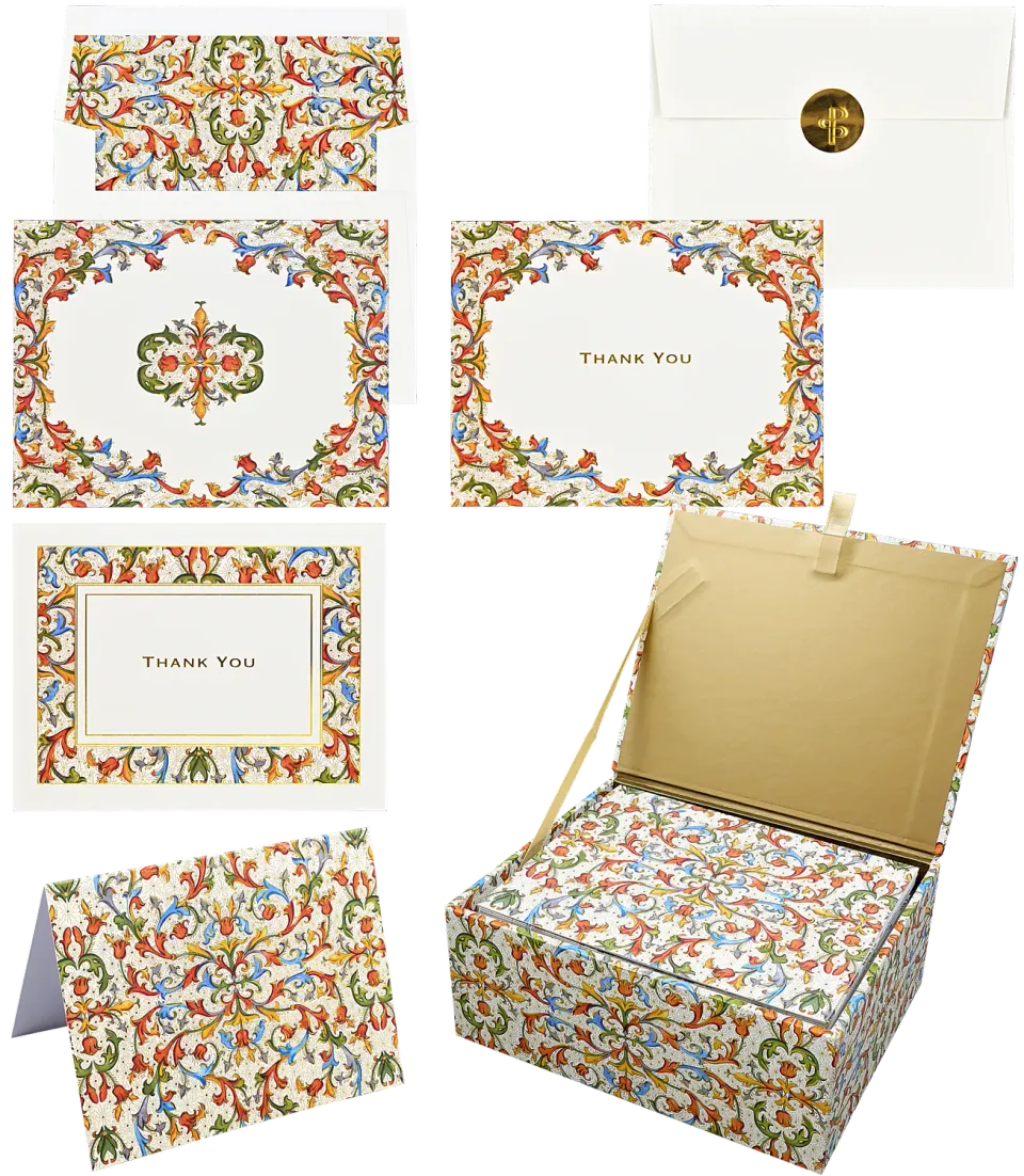 Peter Pauper Press Florentine Arabesque notatkort 20 stk
