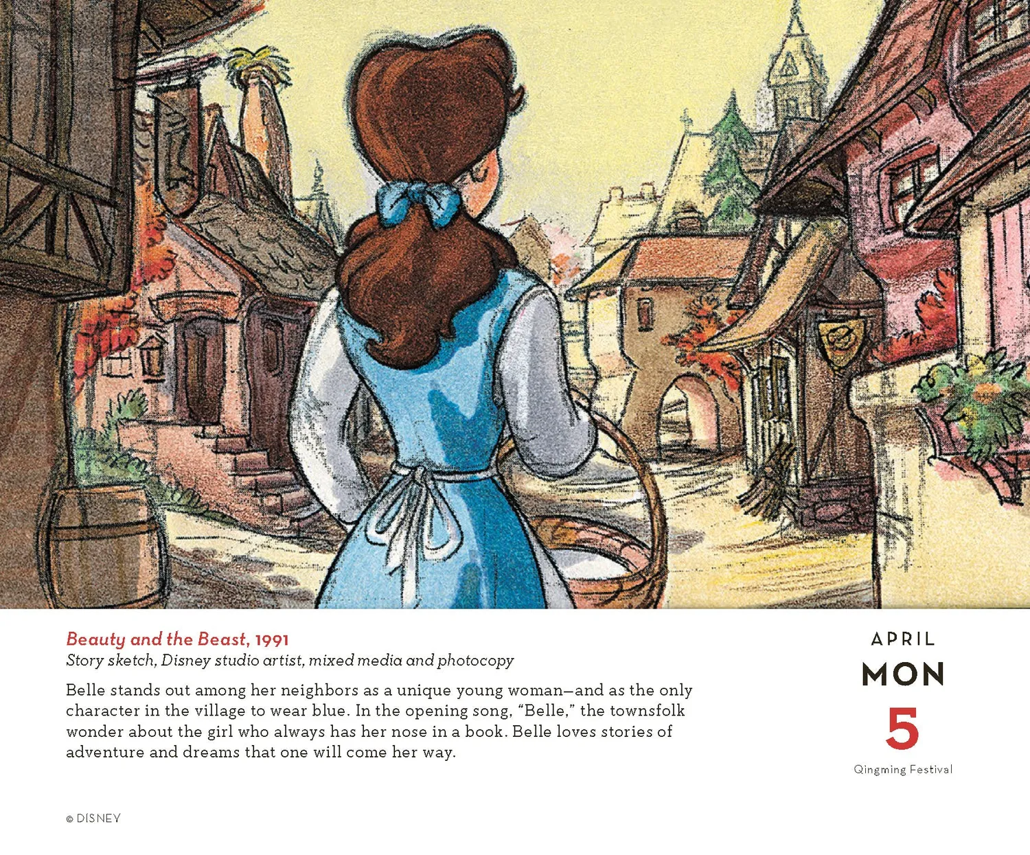 Disney A Year of Animation 2027 bordkalender riv-av