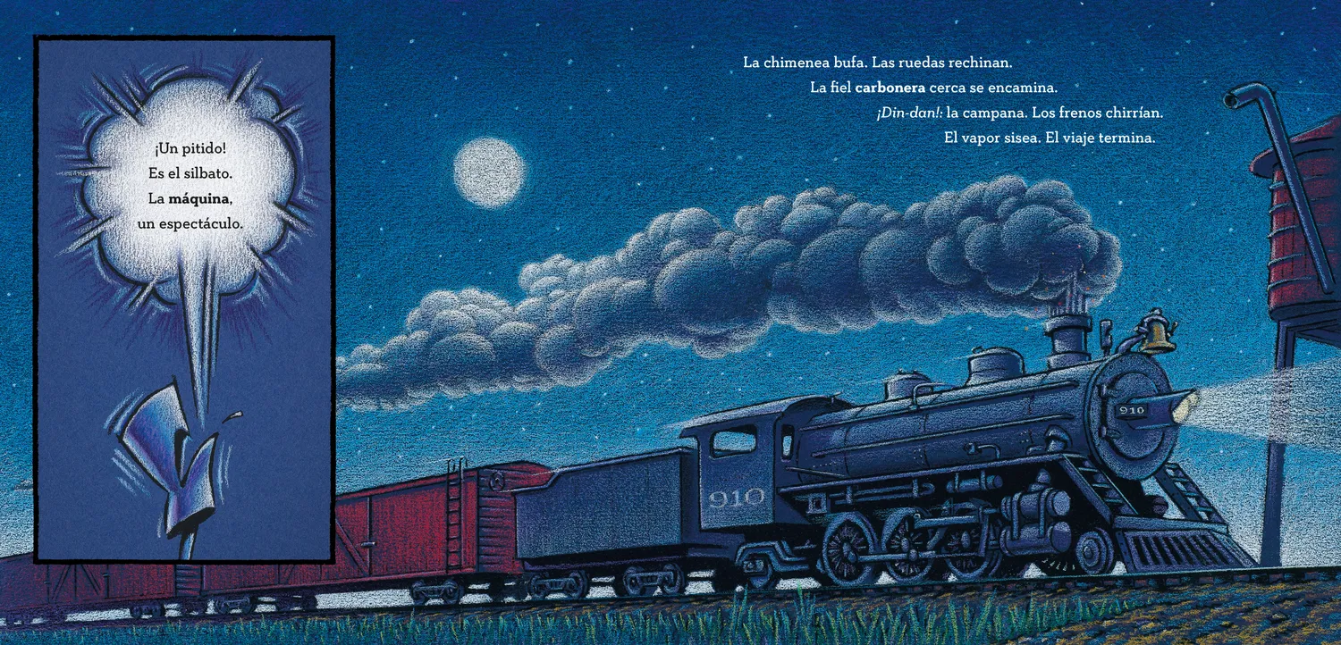 Tren de vapor tren de ilusión bildebok innbundet spansk tog